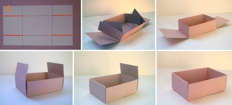Схема подарочной коробочки из картона своими руками: пошаговый мастер класс