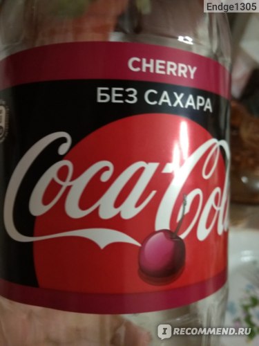 Газированная вода   Coca-cola cherry фото