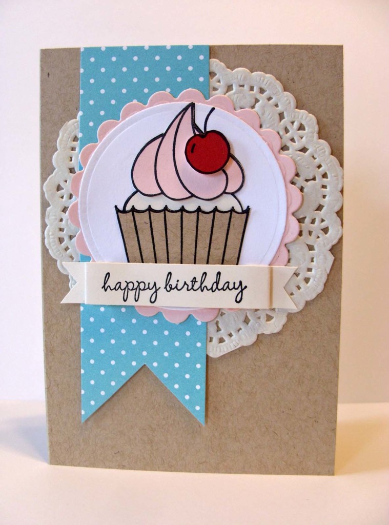 Hey cupcake birthday card