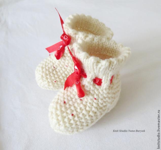 Вяжем носочки для новорожденного, фото № 14