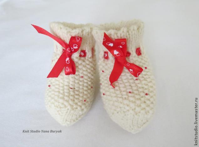 Вяжем носочки для новорожденного, фото № 13