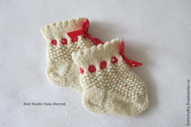 Вяжем носочки для новорожденного, фото № 12