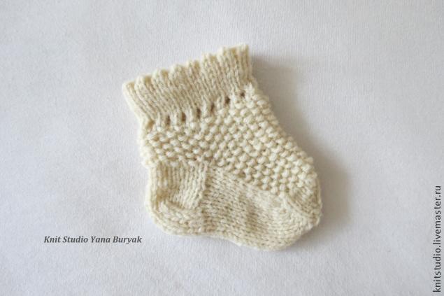 Вяжем носочки для новорожденного, фото № 11