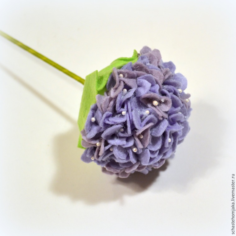 Создаем очаровательный букет цветов из фетра, фото № 25