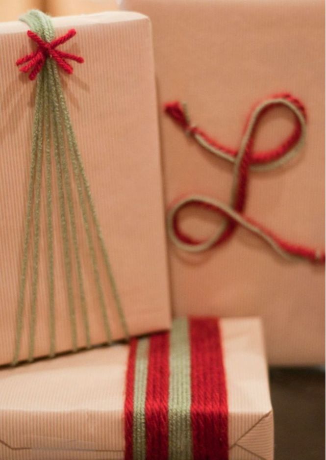 Идеи упаковки подарков к Новому году из подручных материалов, фото № 24