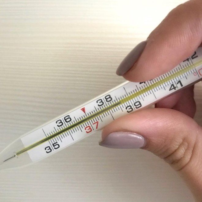 Измерение температуры тела под мышкой