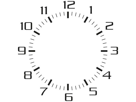 Циферблат часов шаблон распечатать для детей   интересные картинки (23 штуки) (10)