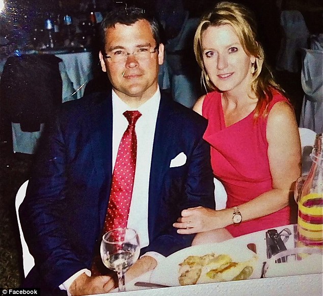 Murdered: Savvas Savopoulos, 46, and his 47-year-old wife Amy were found dead after their Washington DC home was set abaze. Their 10-year-old son and housekeeper were also found murdered inside