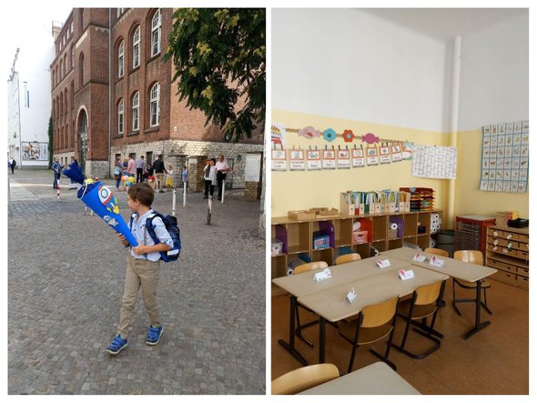 Первый школьный день в немецкой школе