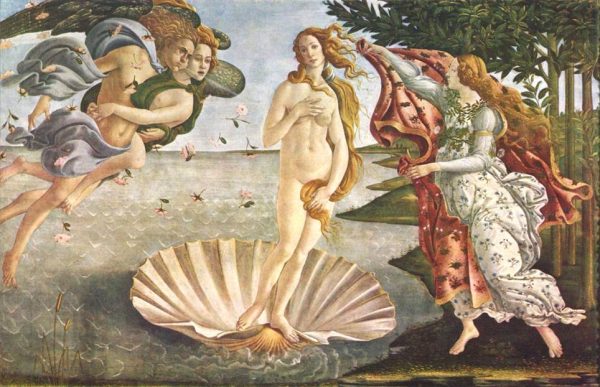 Картина Ботичелли «Рождение Венеры»