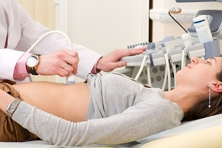 Беременная на УЗИ: определение толщины плаценты