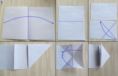 танк оригами абрамс схема 1