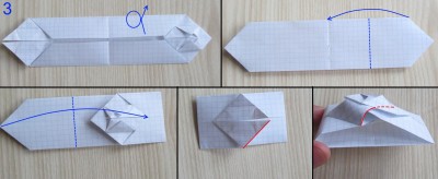танк оригами абрамс схема 3