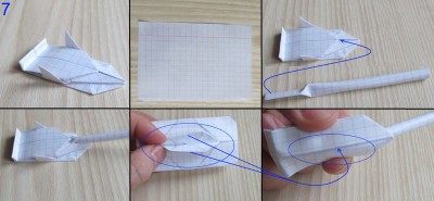 танк оригами абрамс схема 7