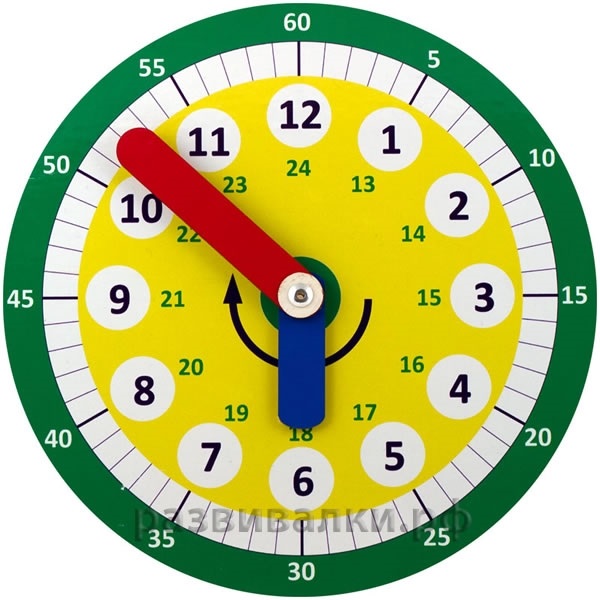 Картинка часы циферблат для детей 021
