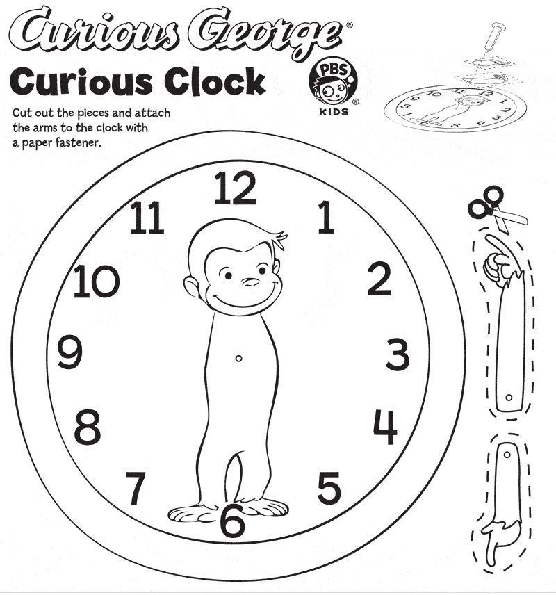 Картинка часы циферблат для детей 023