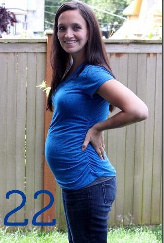 22 неделя беременности фото живота