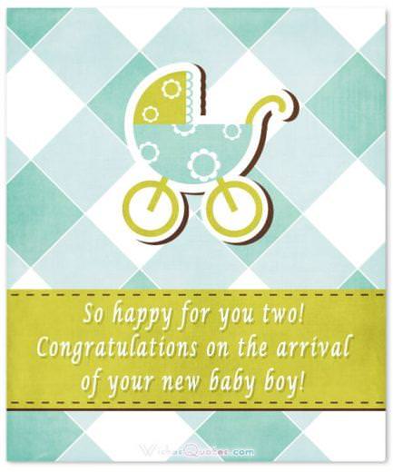 What to write in a newborn baby boy card